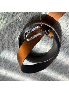 Allen Edmonds BROADWAY AVE Men's Casual Belt #1021951 Size 91/36 Walnut Leather